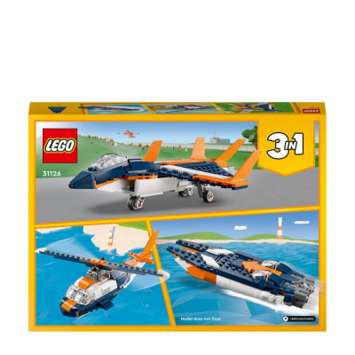 LEGO Creator  supersonisch straalvliegtuig 31126